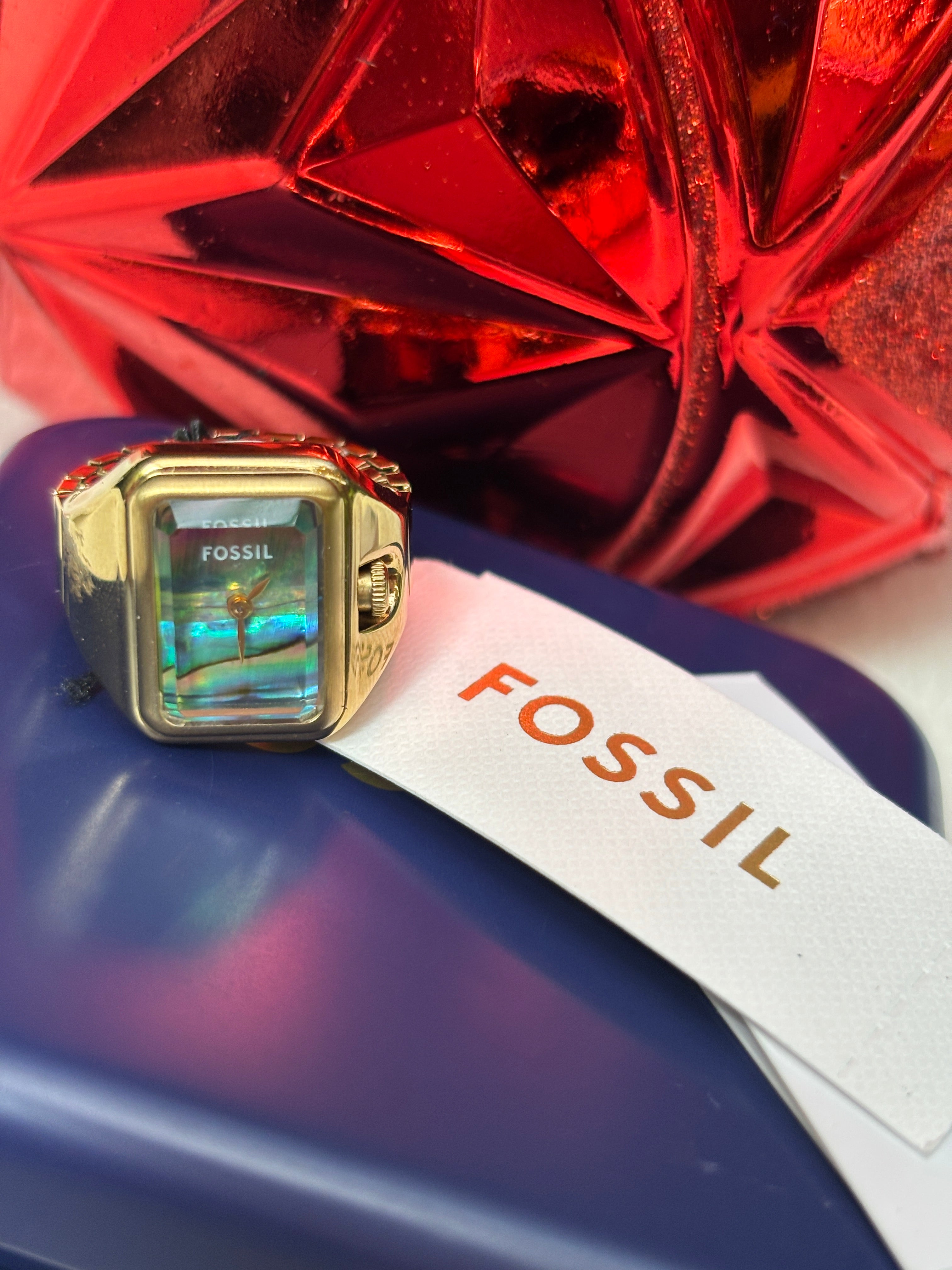 Reloj Fossil de anillo