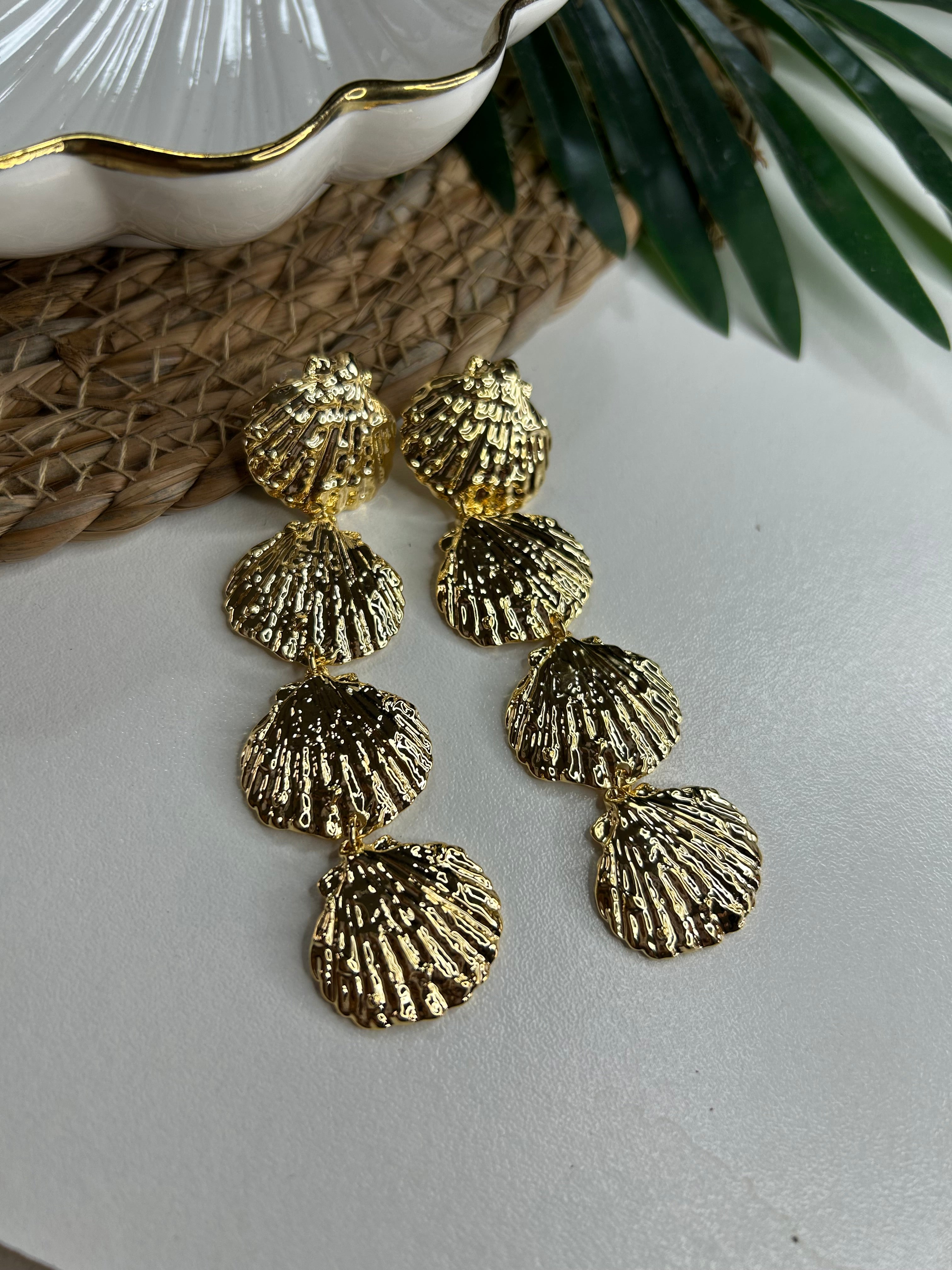 Aretes conchas - Joyería