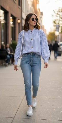 Blusa de rayas