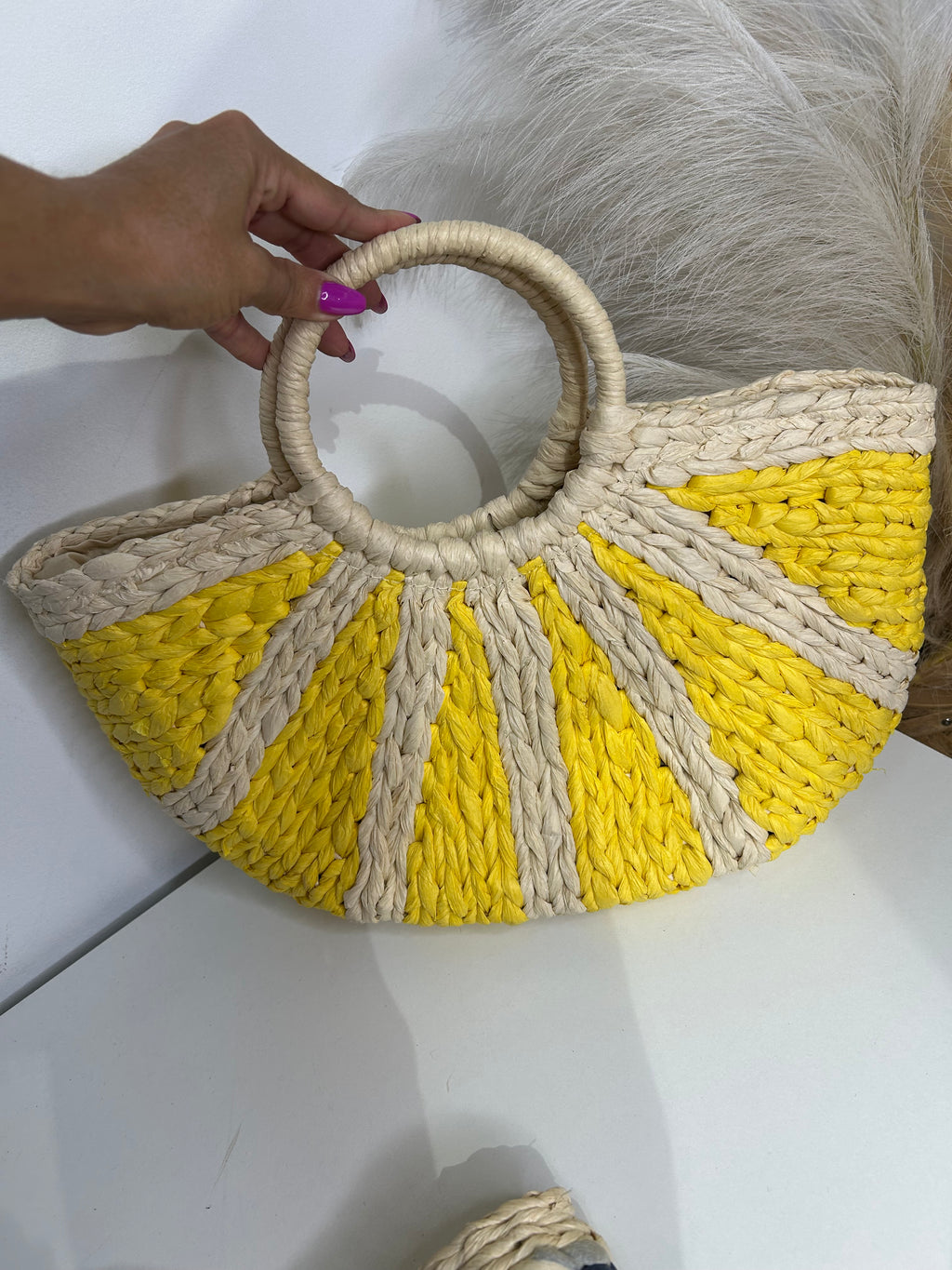 Bolso de playa artesanal