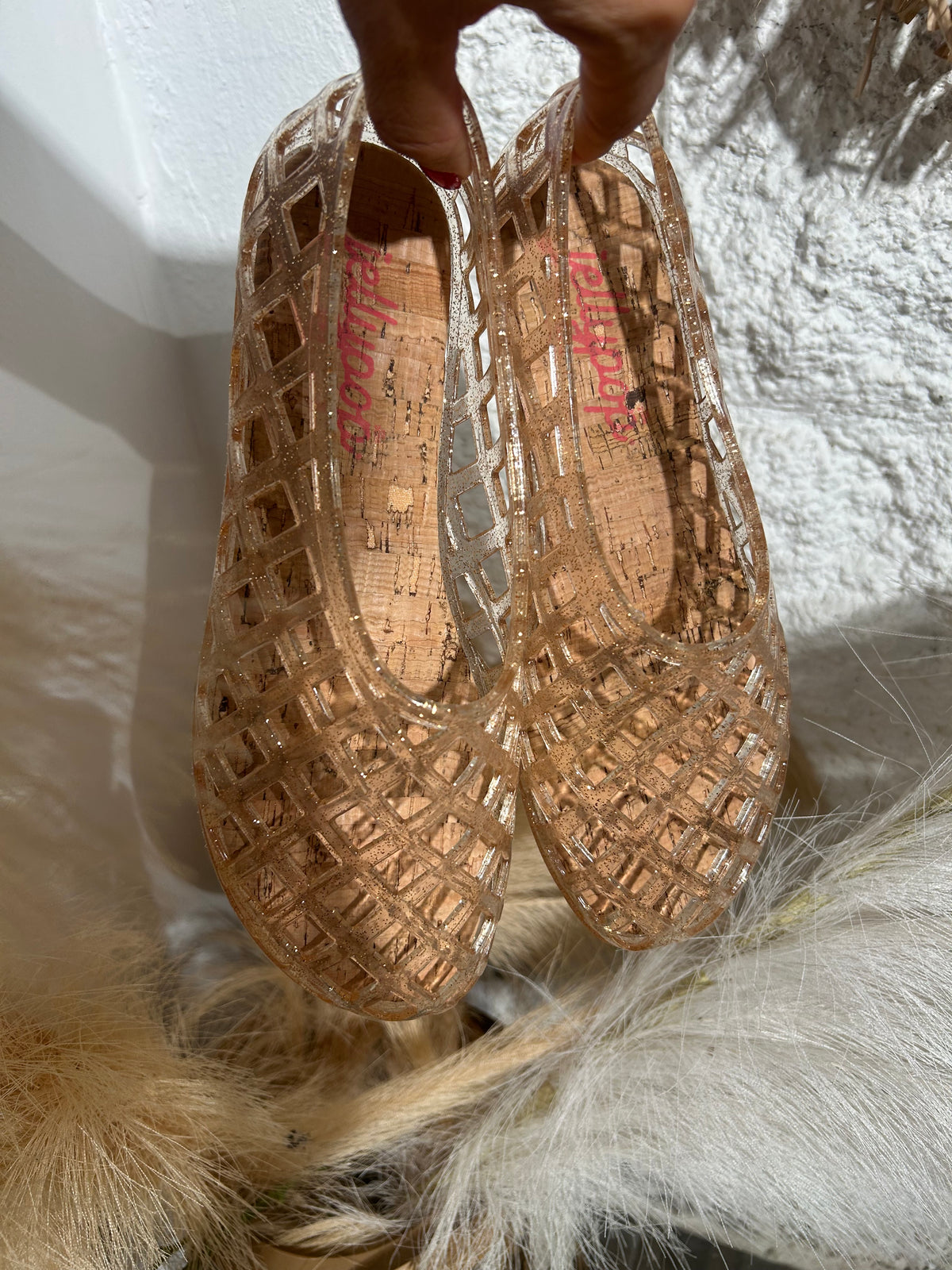 Zapato de plástico