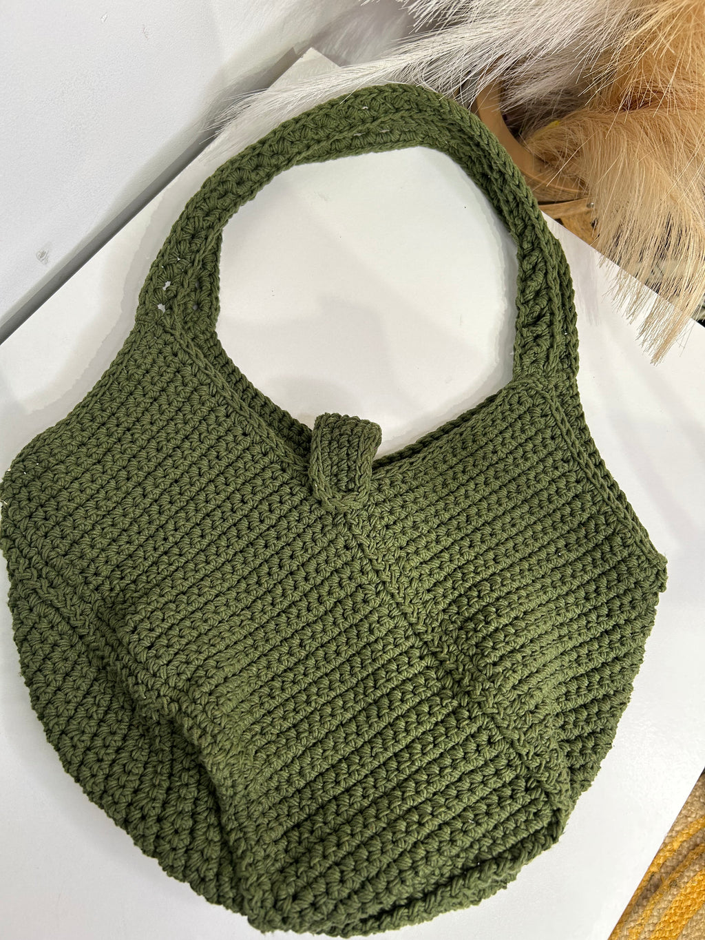 Bolso tejido artesanal