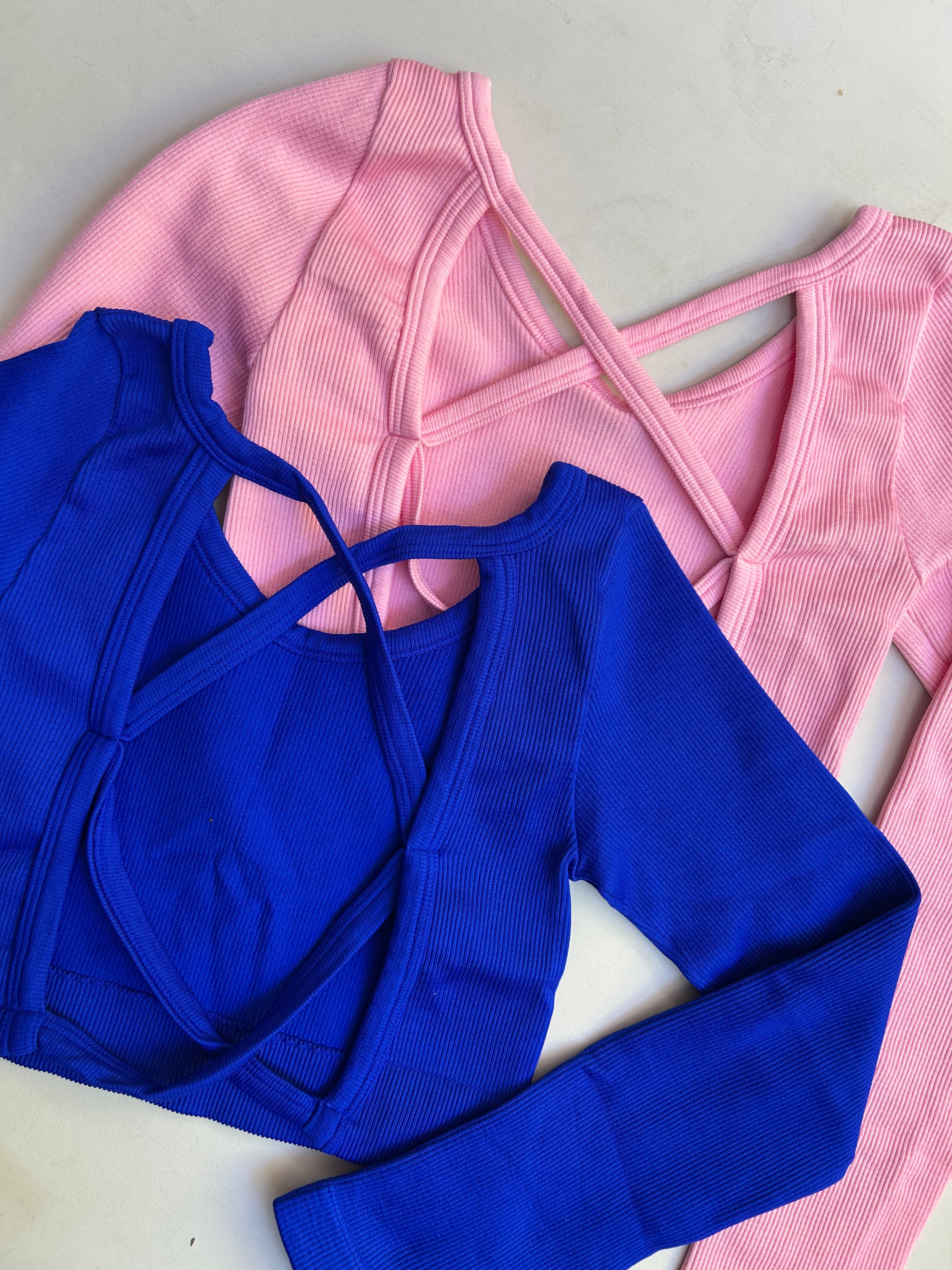 Set deportivo con blusa larga