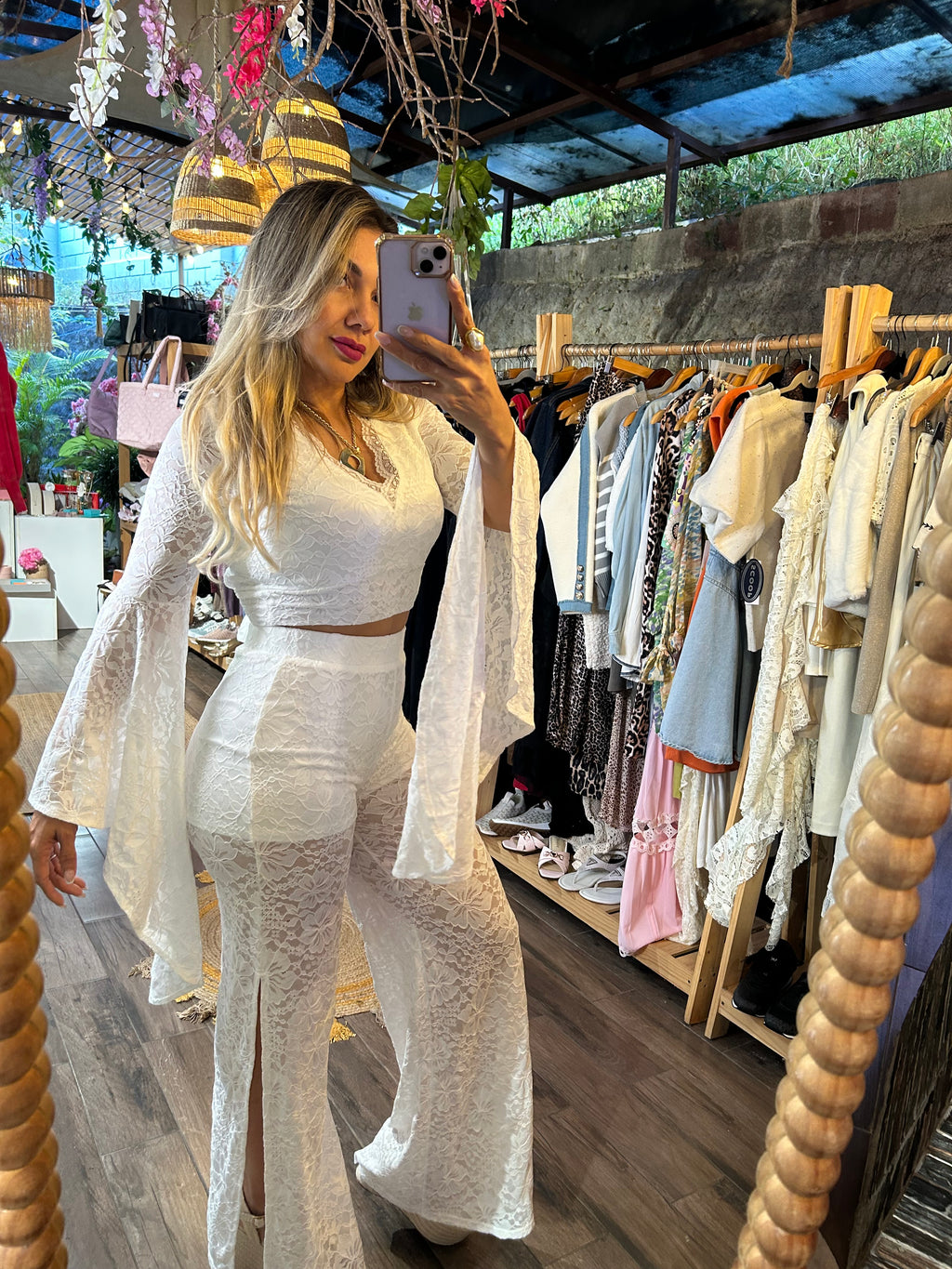 Set de blusa y pantalón