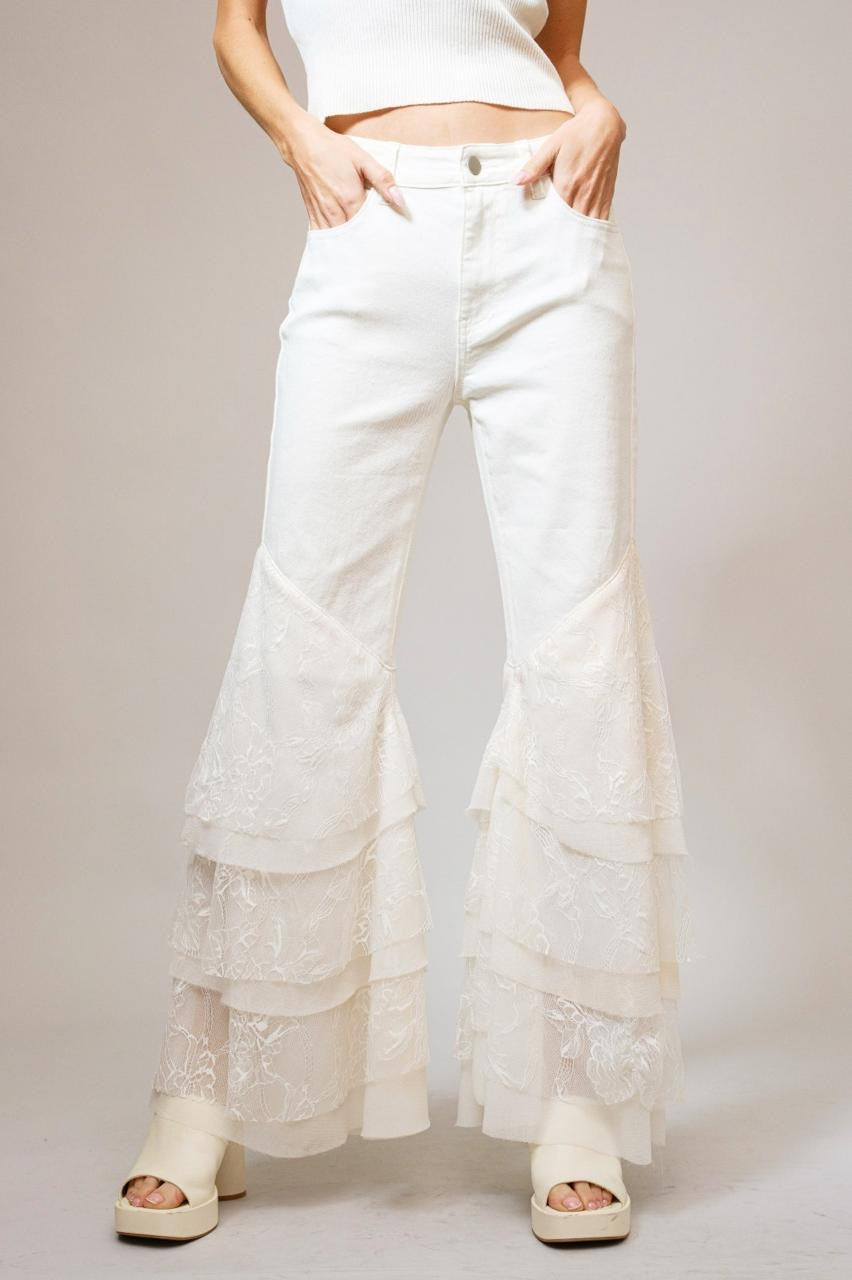 Pantalón encaje