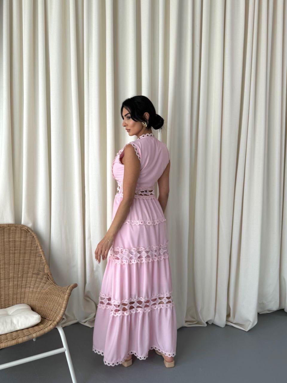 Maxi vestido Rosado