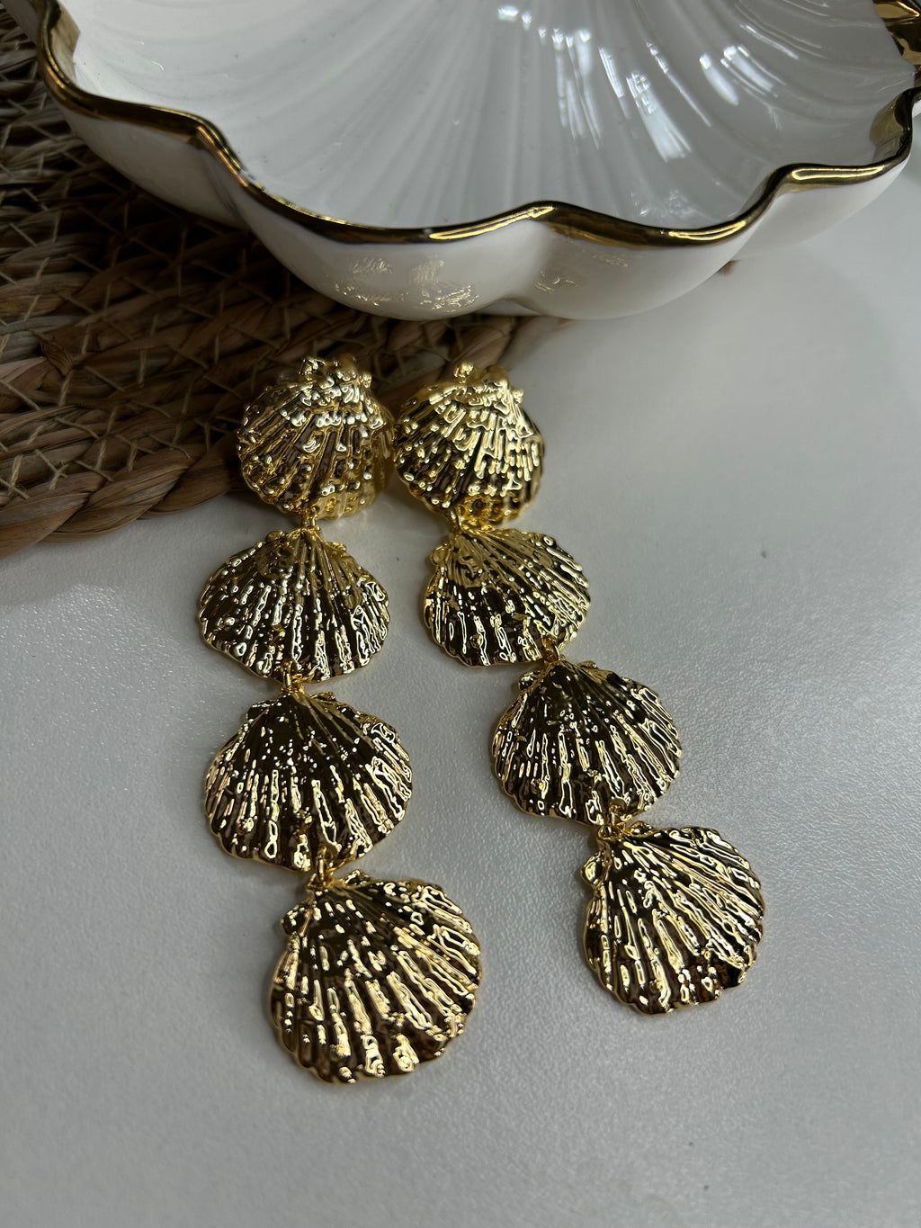 Aretes conchas - Joyería