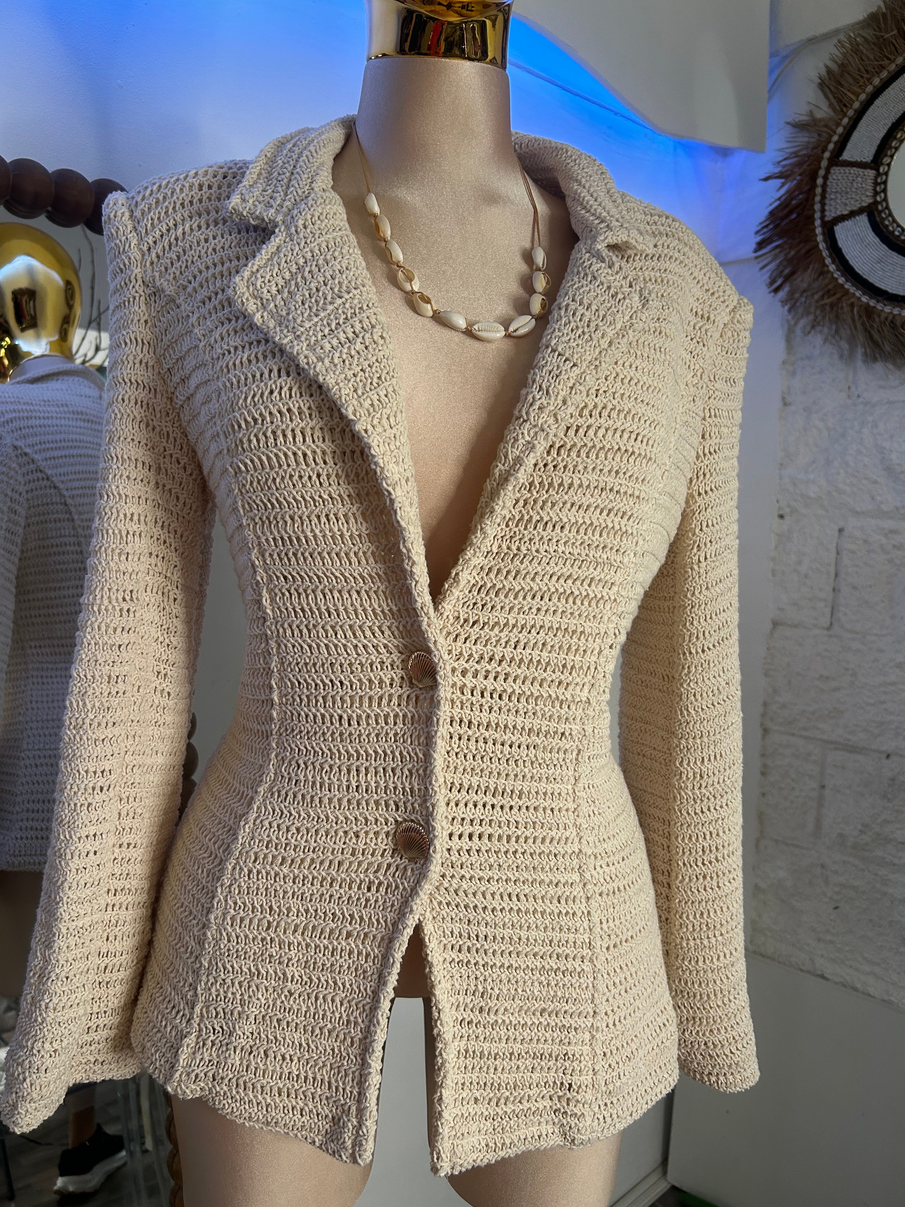 Blazer tejido