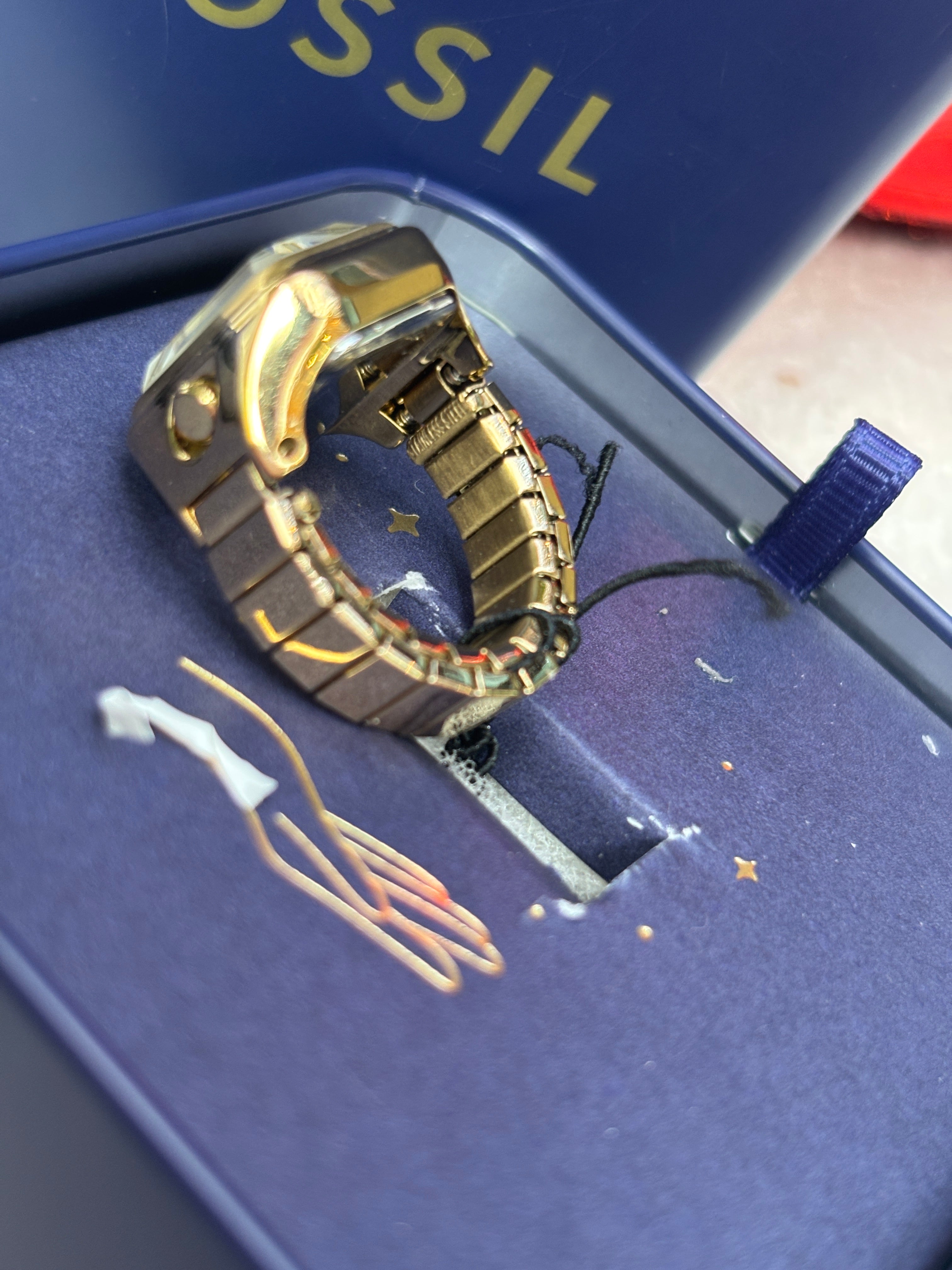 Reloj Fossil de anillo