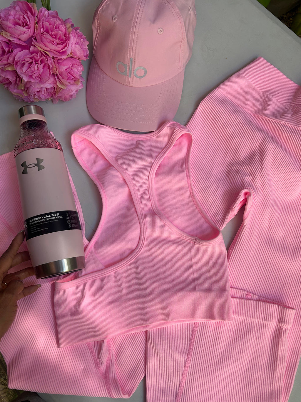 Set rosa deportivo
