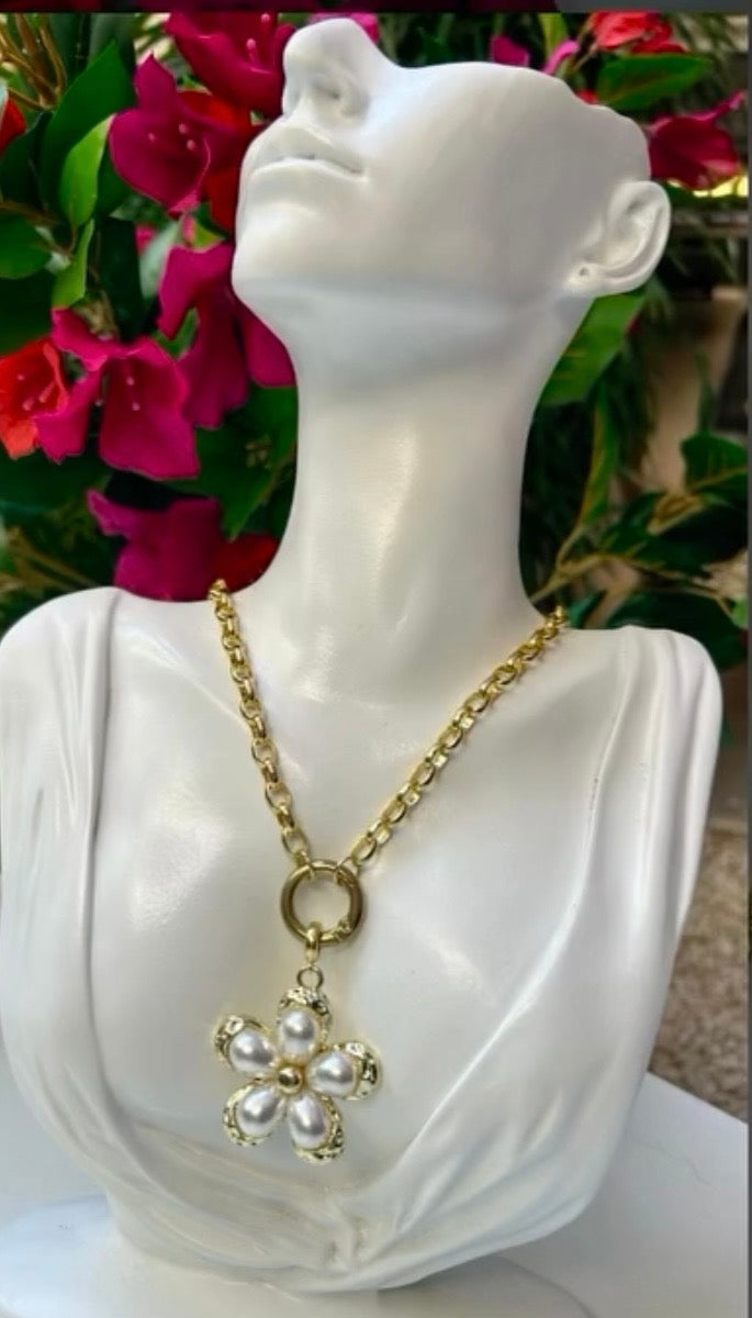 Collar de flor - Joyería