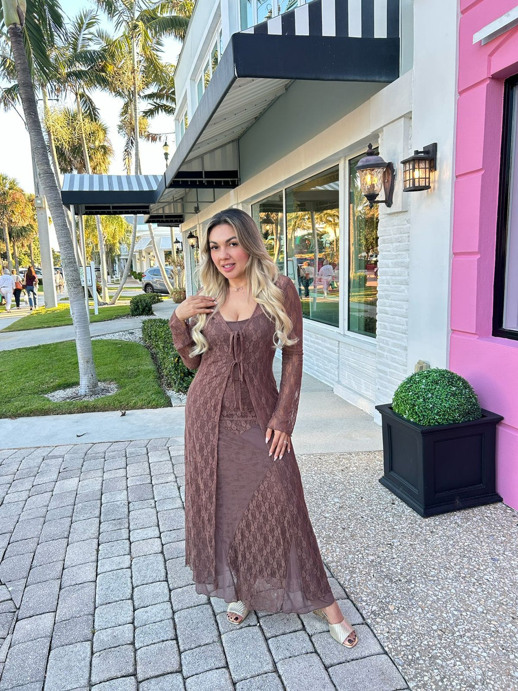 Vestido encaje