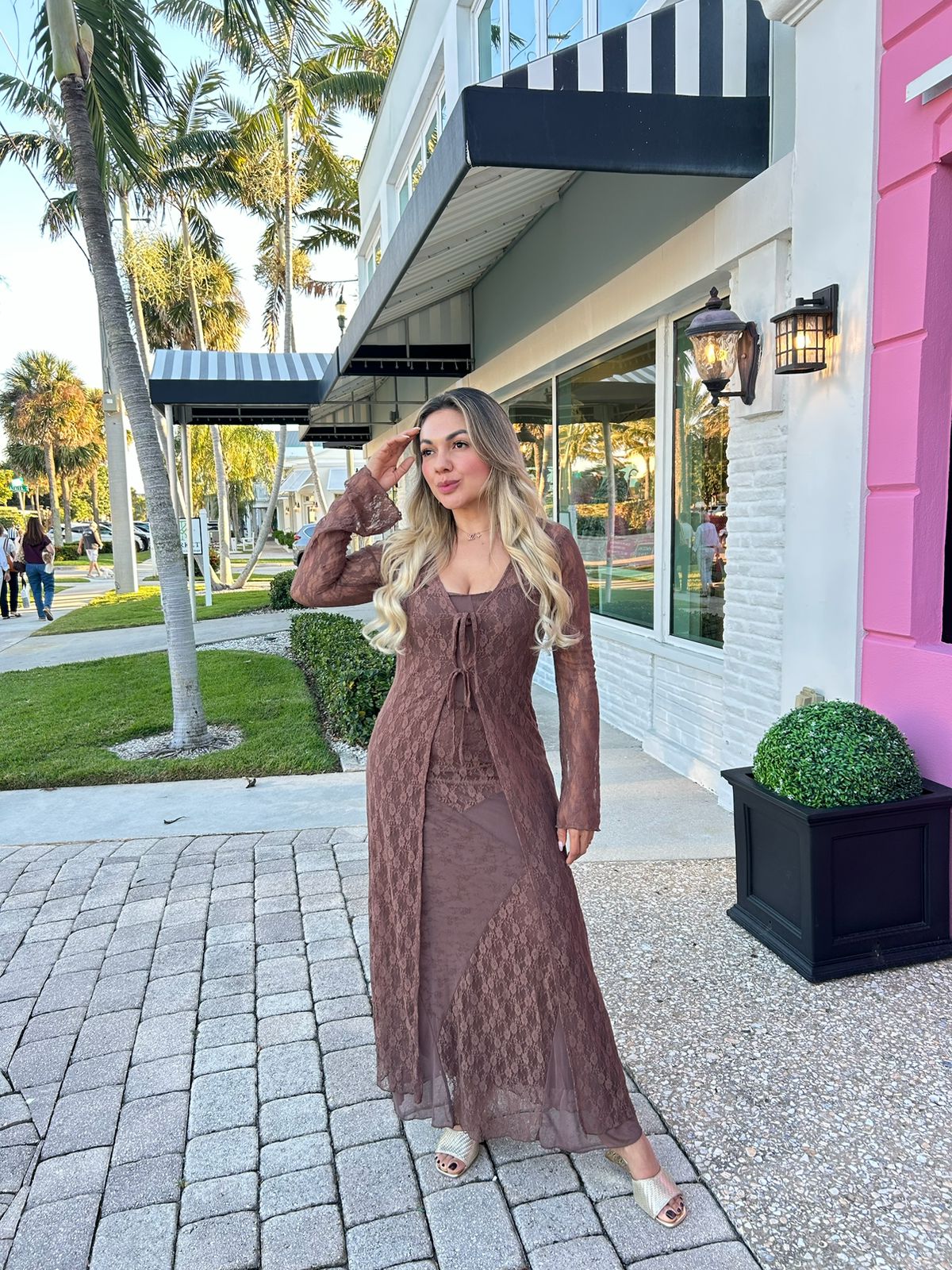 Vestido encaje