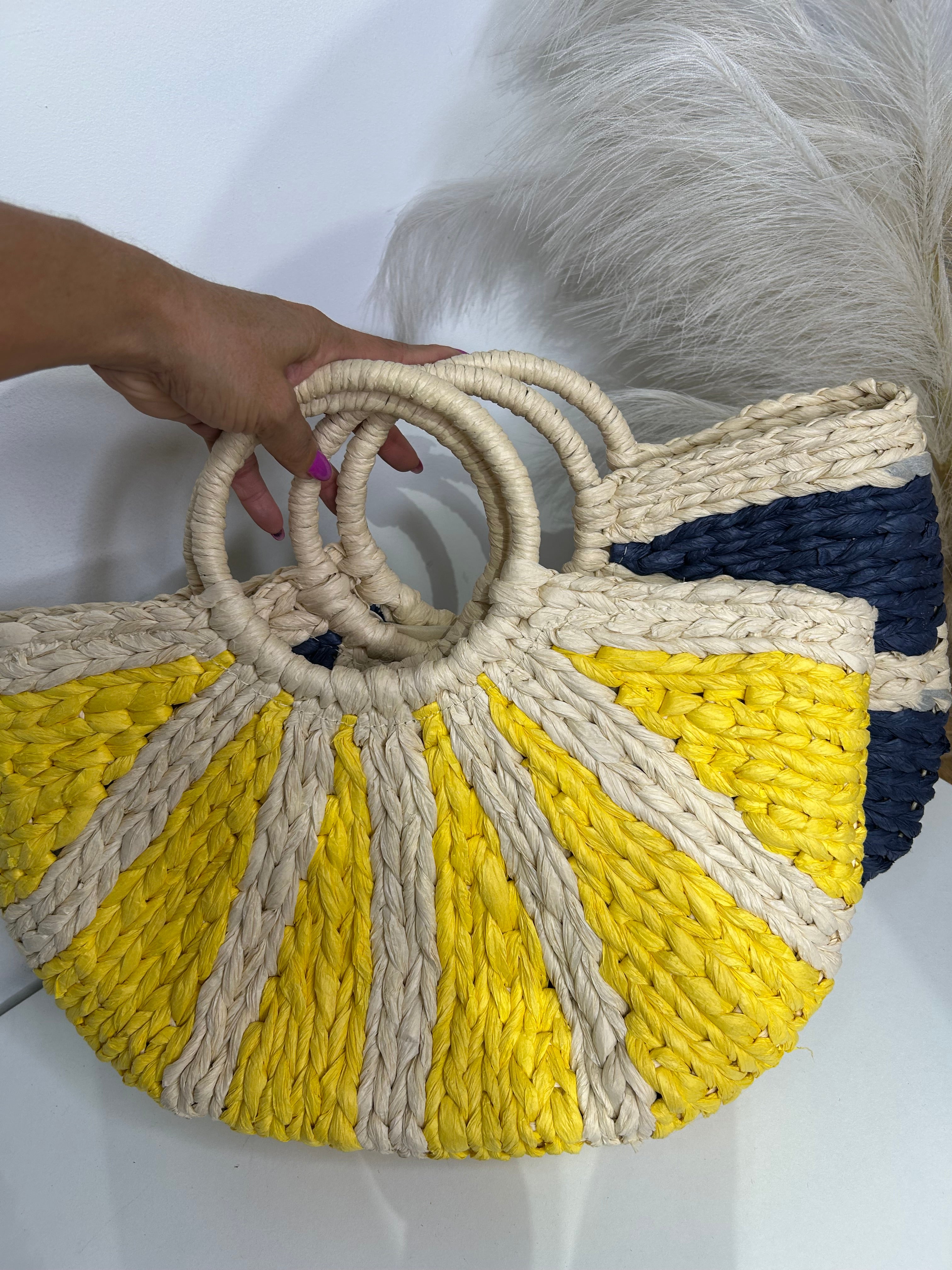 Bolso de playa artesanal