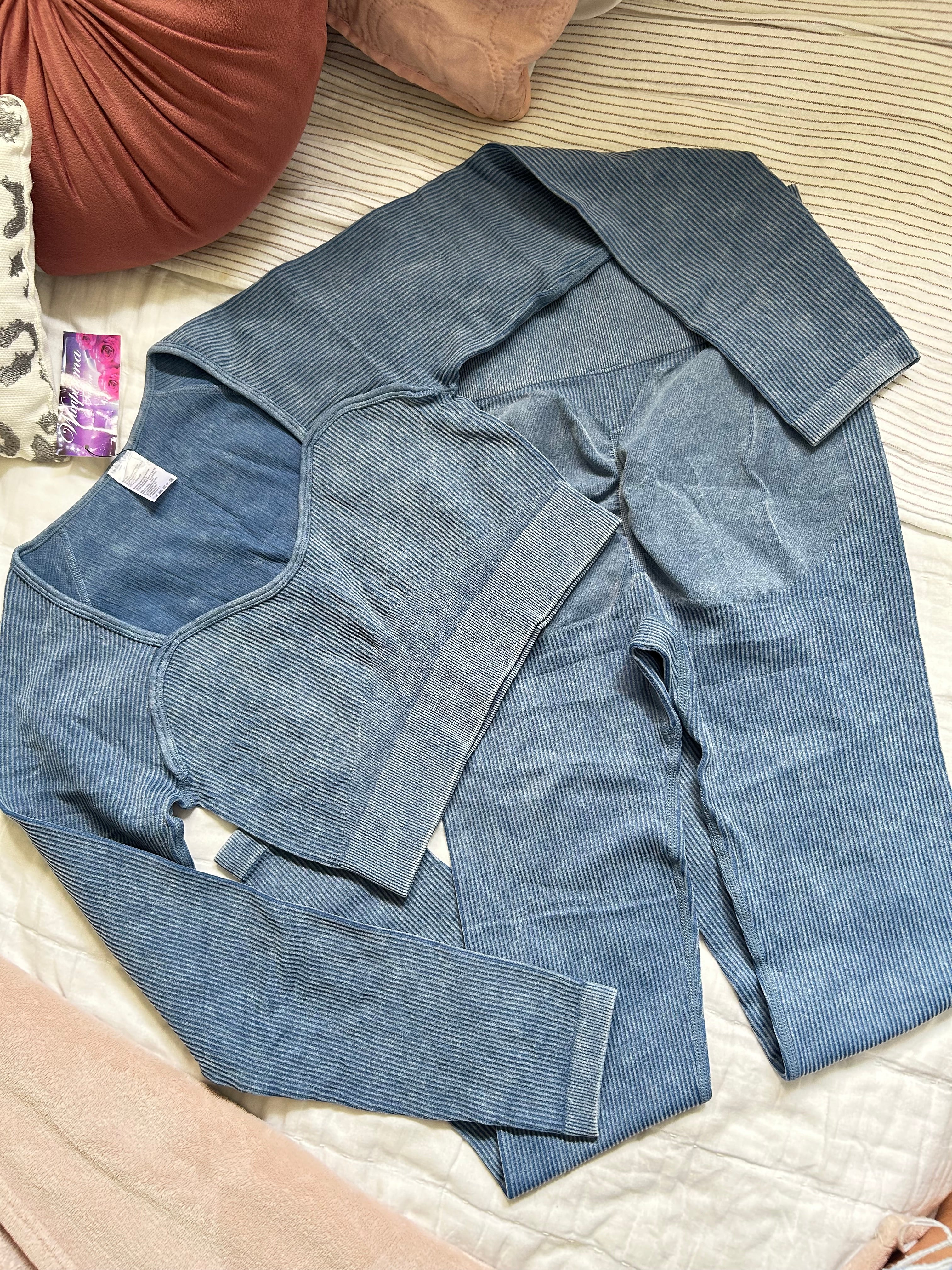 Set azul y verde