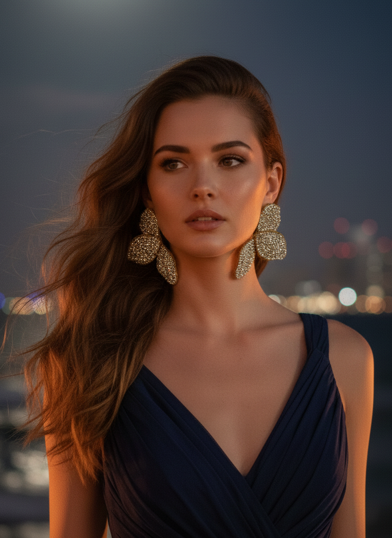 Aretes dorados