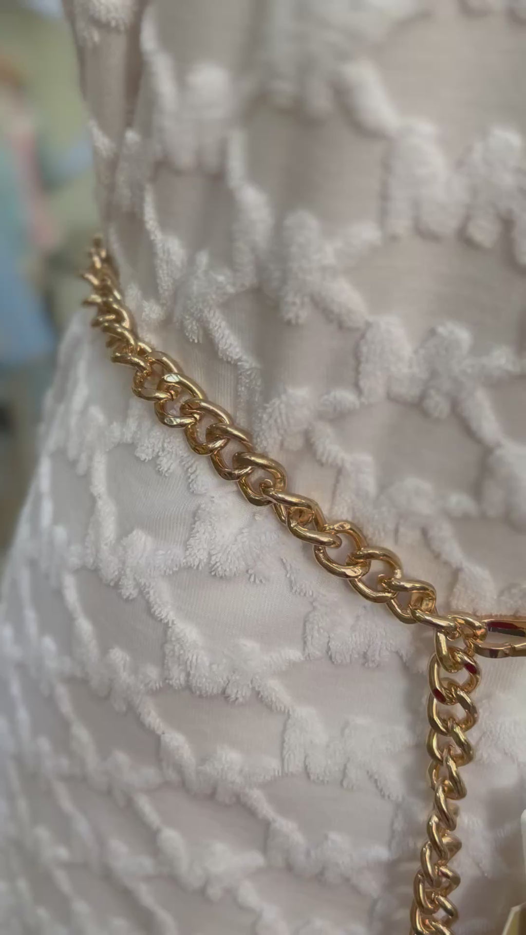 Faja Michael Kors tipo cadena