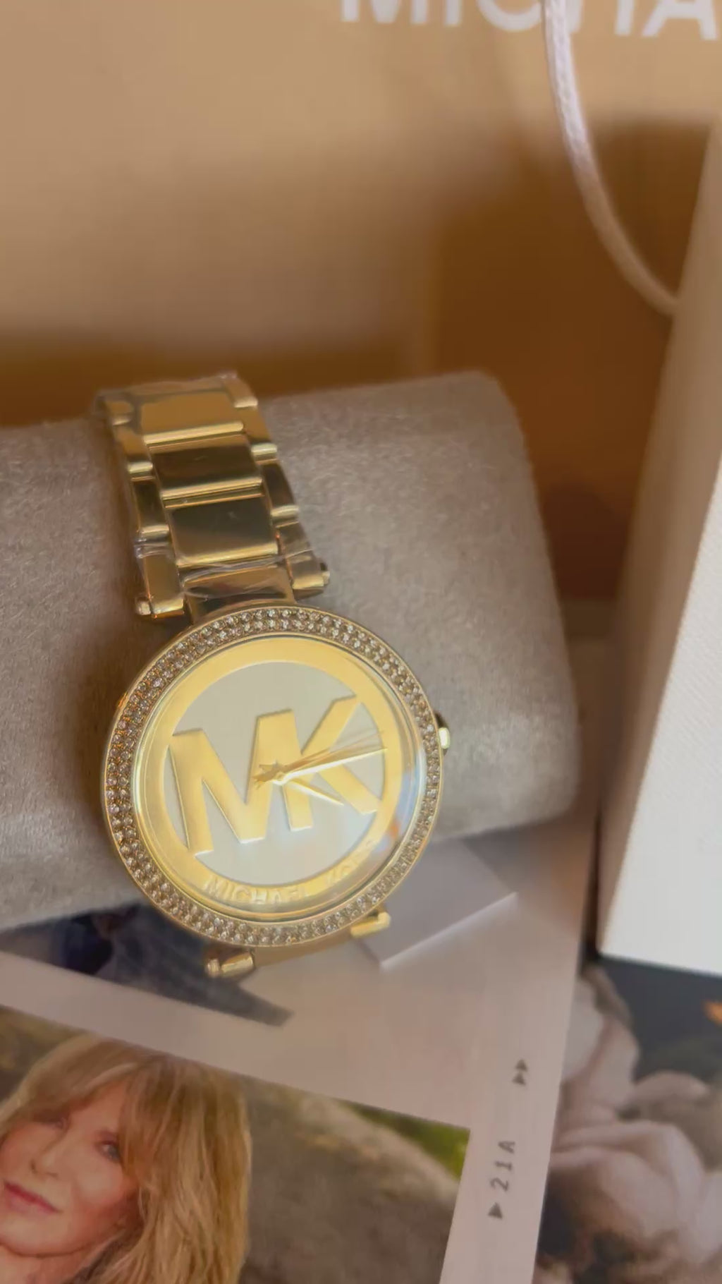 Reloj Michael Kors dorado