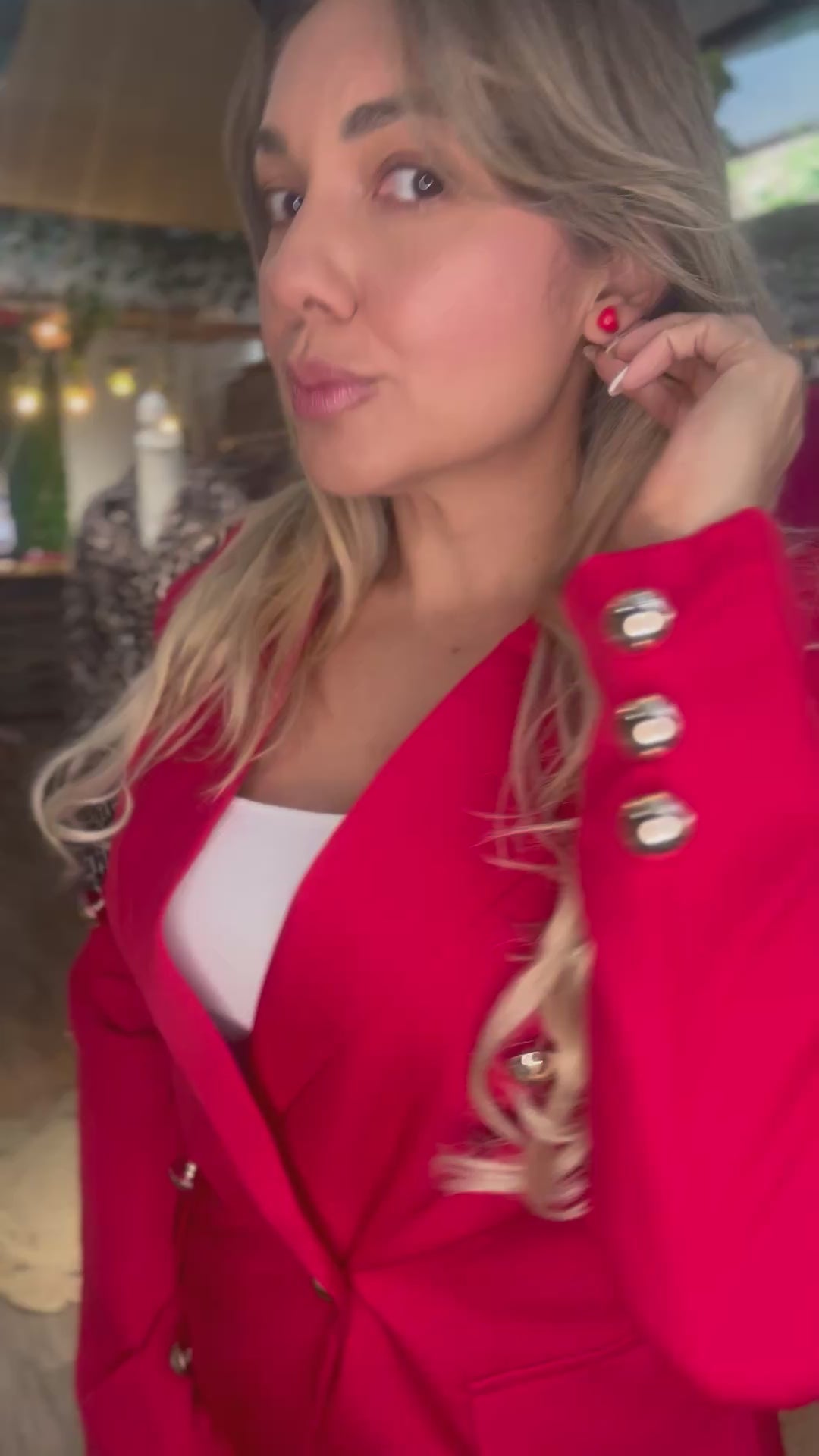 Blazer rojo