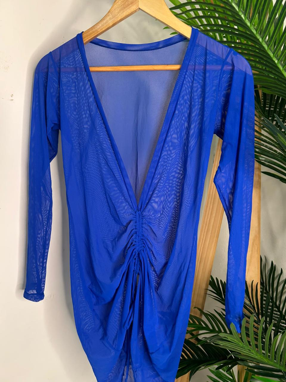 Traje de baño azul
