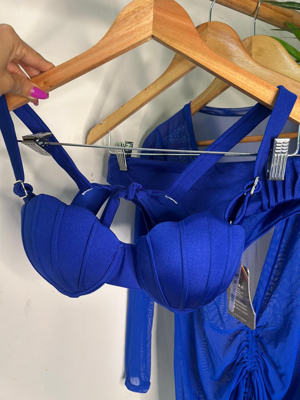 Traje de baño azul
