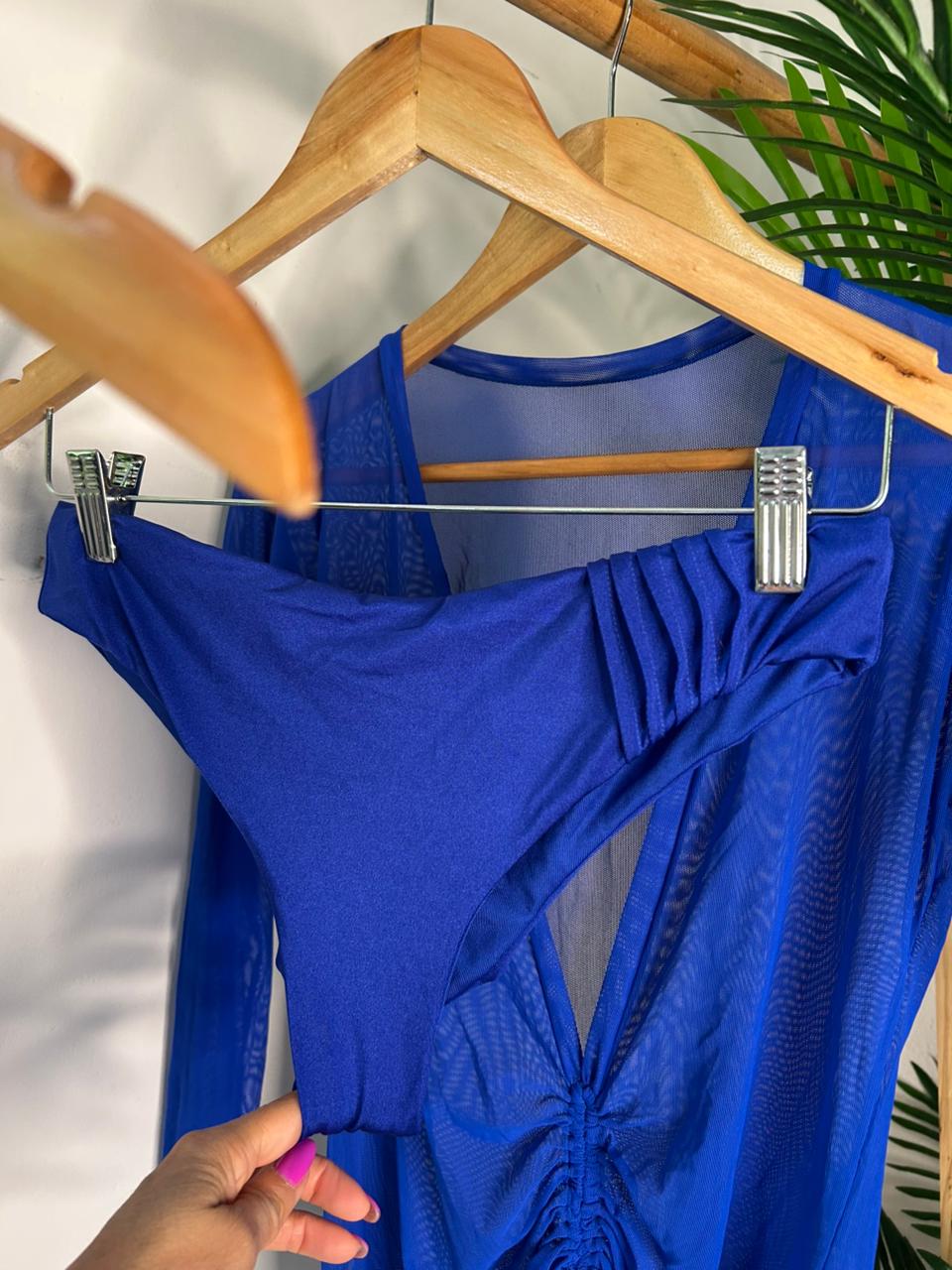 Traje de baño azul